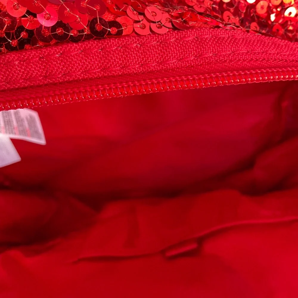 Disney Red Sequined Minnie Mouse Backpack